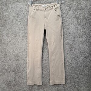 BKE Buckle Womens Tan Khaki Stretch Straight Leg Pants BKE114L Size 29